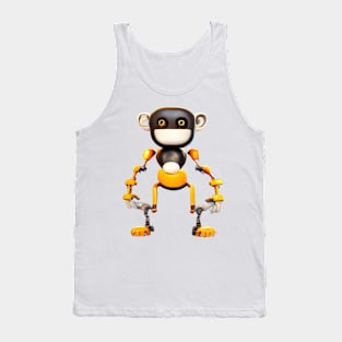 Funny robot animals Tank Top